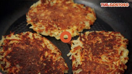 Panqueca de batata bem fácil