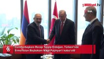 Cumhurbaşkanı Erdoğan, Ermenistan Başbakanı Paşinyan’ı kabul etti