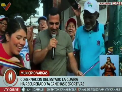 La Guaira | Habitantes son beneficiados con recuperación de espacios deportivos en el mcpio. Vargas