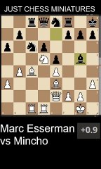 Marc Esserman wins with the Smith Morra and a lot of pins