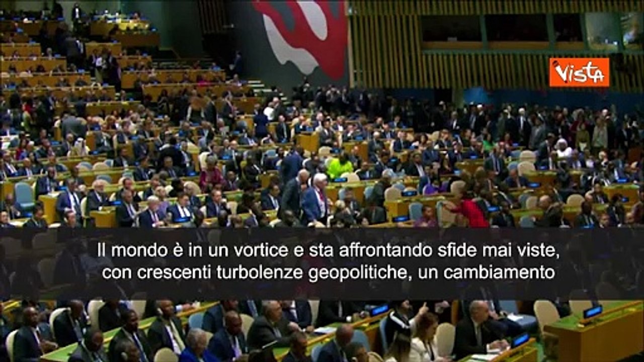 Guterres all'Onu: "Il mondo ? in un vortice e sta affrontando sfide mai viste"