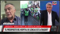 PROTESTA DE TRABAJADORES DEL HOSPITAL DE CLÍNICAS