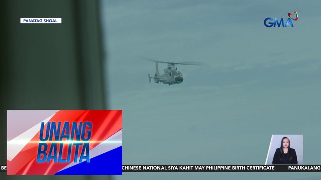 PH Navy sa pagbuntot ng helicopter ng China sa eroplano ng BFAR – They are unsafe maneuvers... uncalled for | Unang Balita