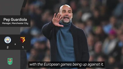 'We are not going to waste energy' on League Cup - Guardiola