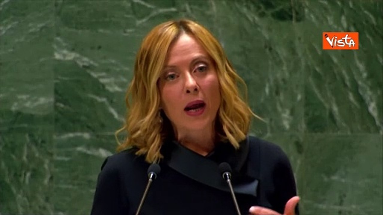 Meloni all'Onu: "Piano Mattei per l'Africa ? condividere, non imporre"