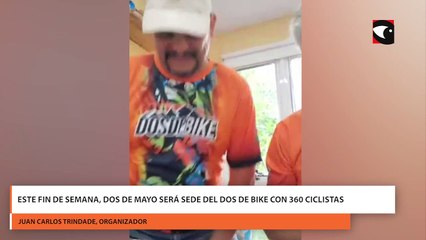 Este fin de semana, Dos de Mayo será sede del Dos de Bike con 360 ciclistas