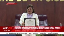 ¡Última Hora! Clara Brugada recibe constancia de validez de la elección de la jefatura de gobierno