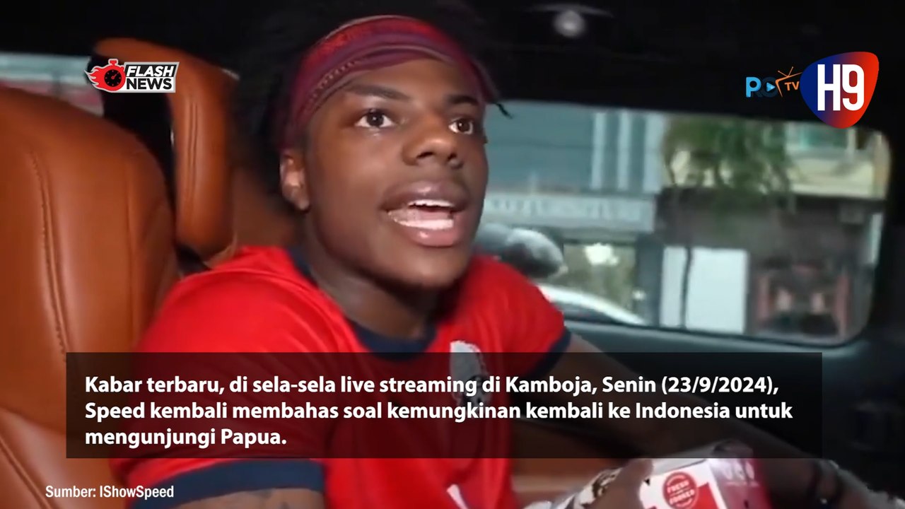 Ishowspeed Masih Ingin ke Papua, Tapi Tiketnya Selalu dibatalkan Maskapai