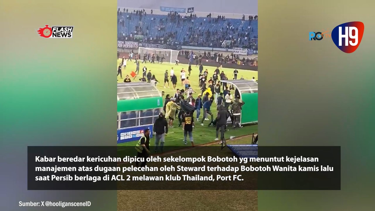 Setelah Persib vs Persija Berakhir, Bobotoh Serang Steward Karena Dugaan Pelecehan Seksual