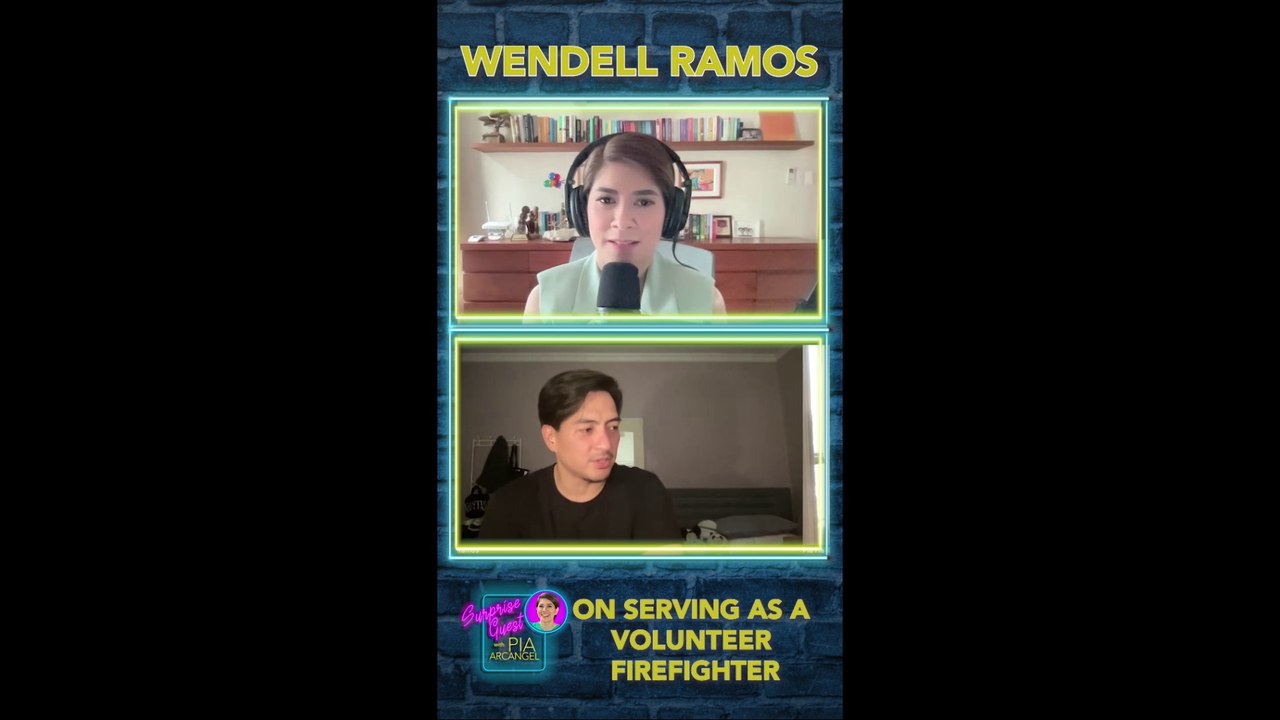 Paano naisip ni Wendell Ramos ang pagiging fire volunteer? | Surprise Guest with Pia Arcangel