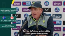 'An incredible run of games' - McDonald on Australia's 14-game win streak ending