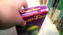 My Veggie Tales Black tape with sticker label collection