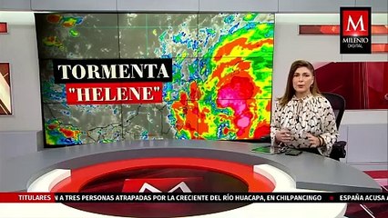 Mara Lezama encabeza sesión de Protección Civil para el seguimiento de la tormenta 'Helene'