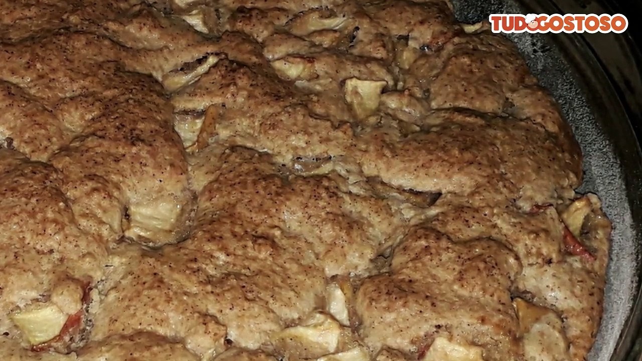 Torta de maçã rápida