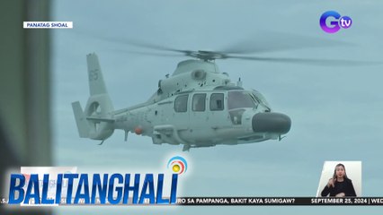 Philippine Navy sa pagbuntot ng helicopter ng China sa eroplano ng BFAR - "Unsafe maneuvers, uncalled for" | Balitanghali