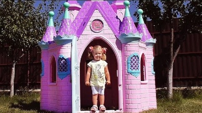 Строим СУПЕР ЗАМОК ПРИНЦЕССЫ Большой Игрушечный Домик Для Девочек Disney Princess Play Castle Toys