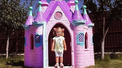 Строим СУПЕР ЗАМОК ПРИНЦЕССЫ Большой Игрушечный Домик Для Девочек Disney Princess Play Castle Toys