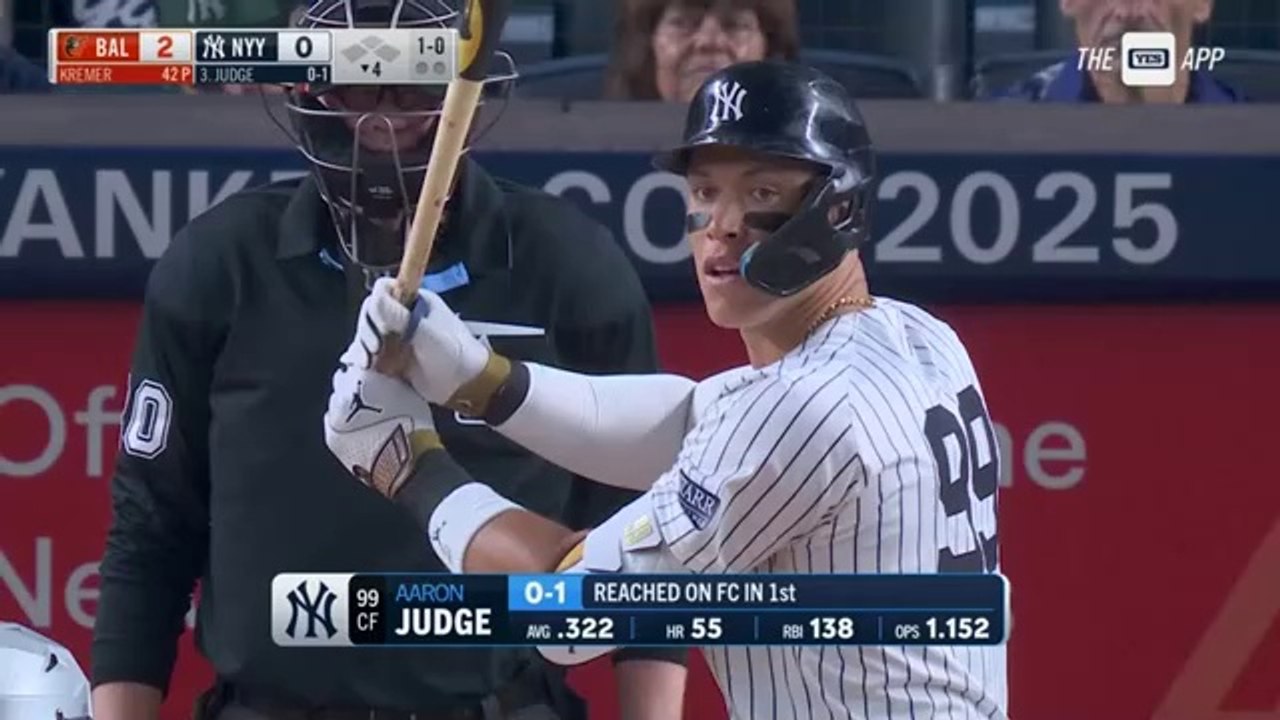 All Rise ! No . 56 on the Season! Three Straight games with a homer for aaron judge !