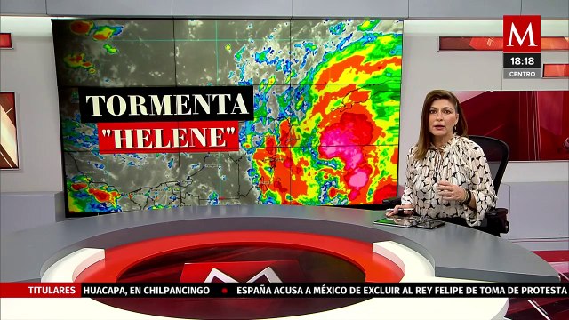 Declaran alerta amarilla en 27 municipios de Quintana Roo ante la llegada de la tormenta 'Helene'