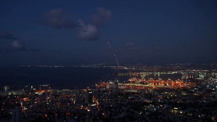 Air defenses intercept rockets from Lebanon into northern Israel