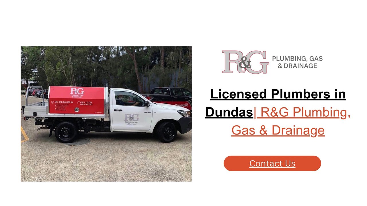Licensed Plumbers in Dundas | R&G Plumbing, Gas & Drainage