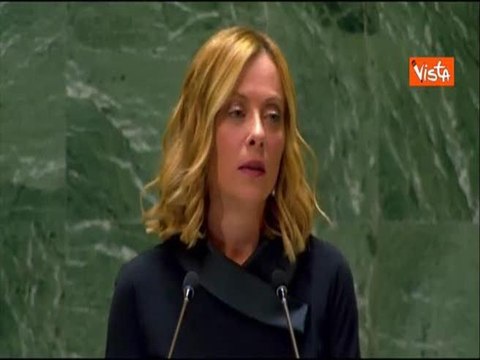 Meloni all'Onu: Guerra globale ai trafficanti di esseri umani