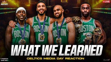 LIVE: What We Learned at Celtics Media Day | Garden Report