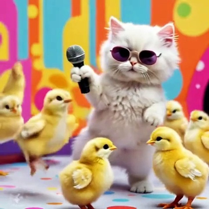 Cat dance video