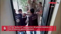 1.029 düzensiz göçmen ve 84 göçmen kaçakçısı yakalandı