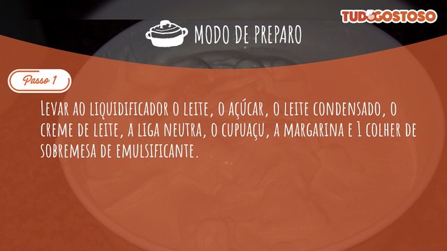 Sorvete de Cupuaçu Caseiro