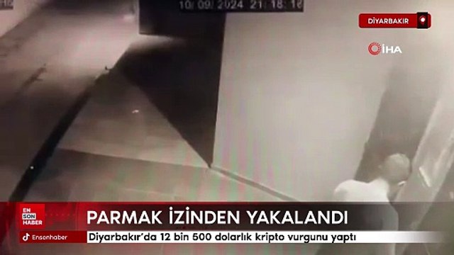 Diyarbakır'da 12 bin 500 dolarlık kripto vurgunu yaptı, parmak izinden yakalandı