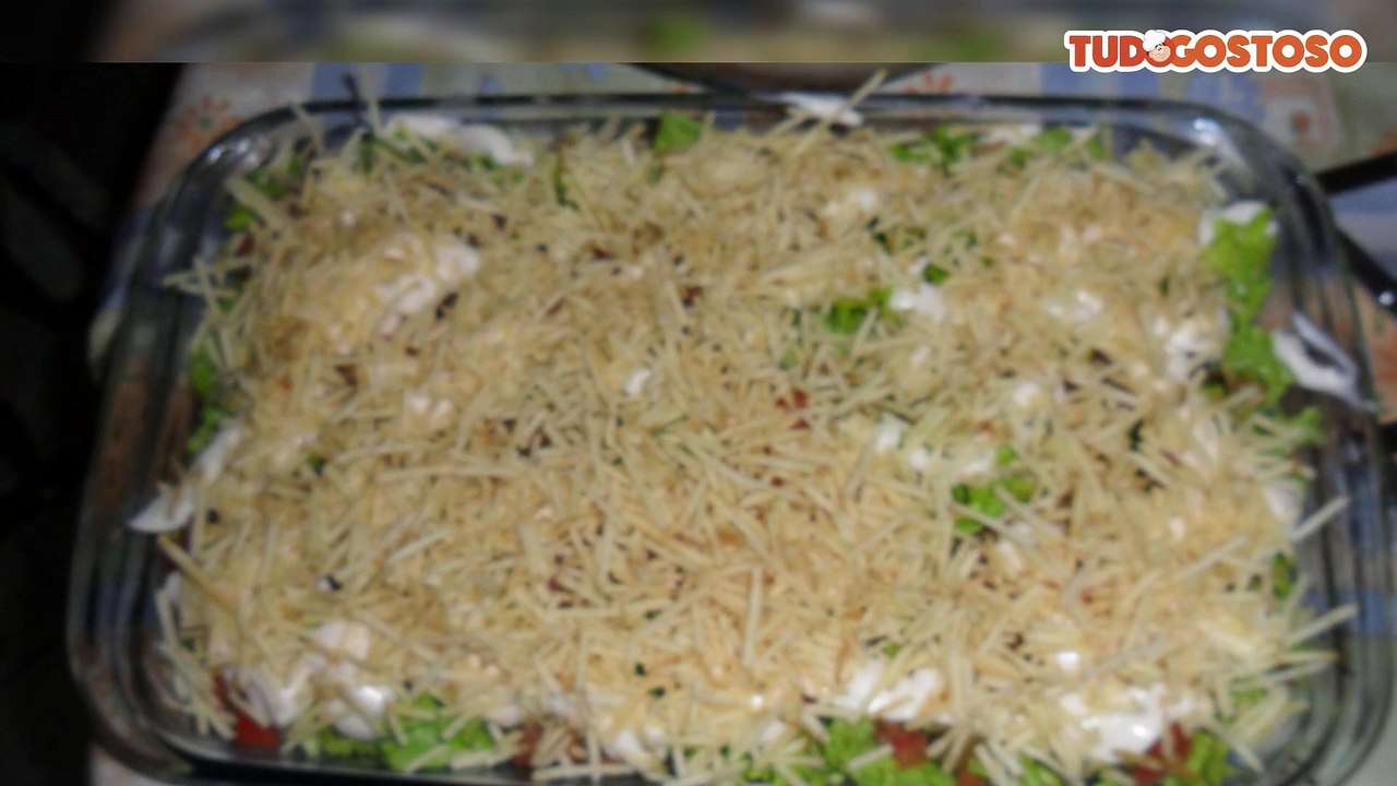 Salada de alface diferente