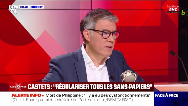 Régularisation de tous les sans-papiers: Olivier Faure n'est pas d'accord avec Lucie Castets