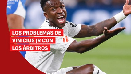 Vinicius y sus problemas con los árbitros: así fue su mofa con el cuarto al marcharse sustituido