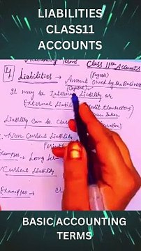 WHAT ARE IABILITIES? BASIC ACCOUNTING TERMS. ACCOUNTING.