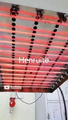 515mm 1500w FRMW Quartz Flash Cure LampsFast Medium Wave Infrared Emitters for Textile Drying