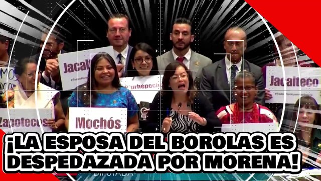 ¡VE! ¡la esposa del ‘borolas’ es despedazada por valiente diputada por colgarse de reformas de AMLO!