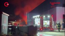Tekirdağ’da kimyasal madde deposunda yangın paniği