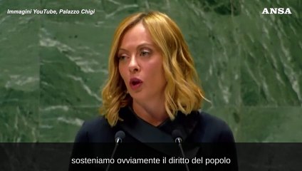 Meloni: "Israele rispetti il diritto internazionale sui civili"
