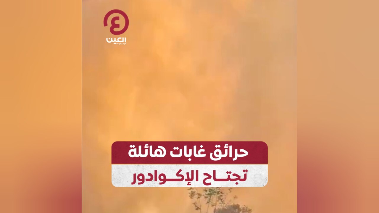 حرائق غابات هائلة تجتاح  الإكوادور