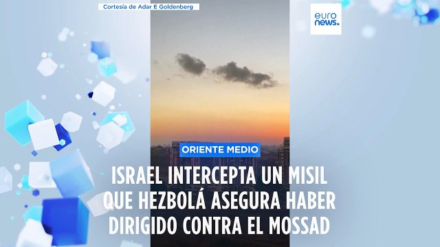 Israel intercepta un misil de Hezbolá hacia el Mossad mientras aumentan los desplazados libaneses