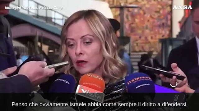 Meloni: Una guerra a larga scala in Libano non conviene a nessuno