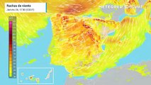 La borrasca de alto impacto Aitor dejará lluvias de más de 100 l/m2 y vientos muy fuertes