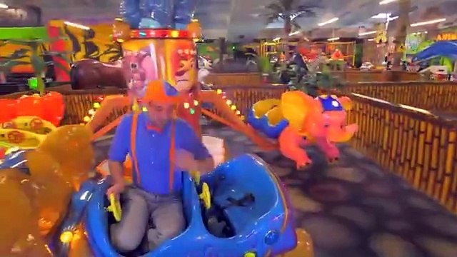 Blippi Visits an Indoor Playground (Jungle Animals) | Blippi Full Episodes | Educational Videos