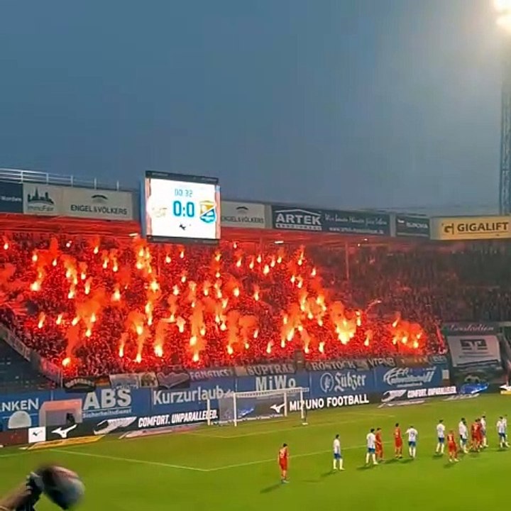 Hansa Rostock against Unterhaching