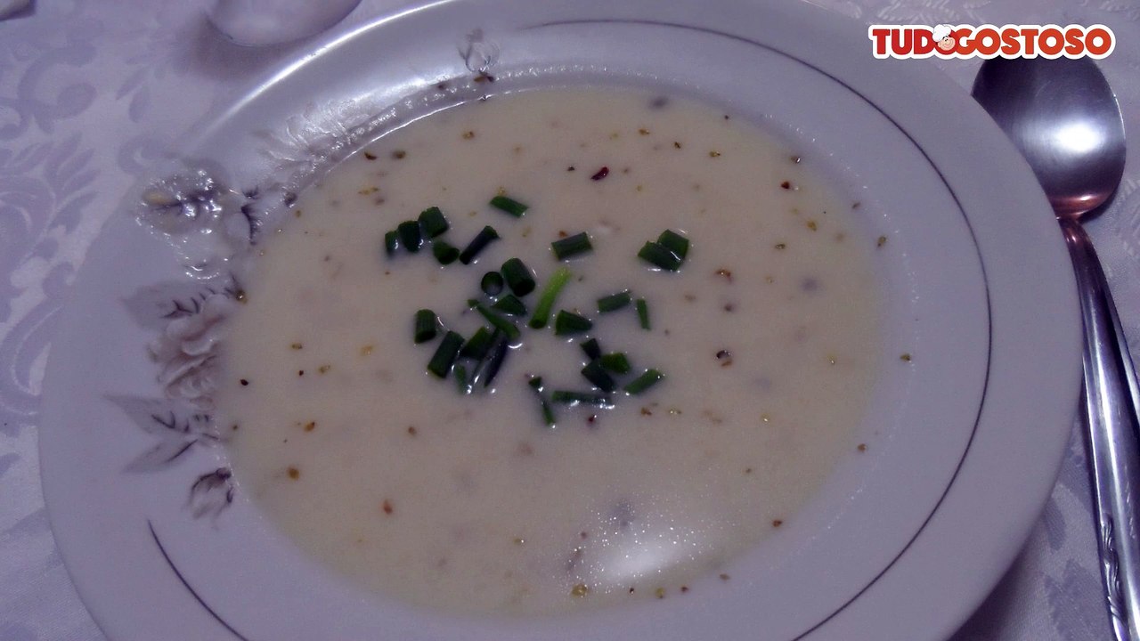 Creme de batata com queijo