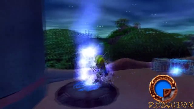 FLYING in JAK 1 - Going through FIRE CANYON without Zoomer + Zoomer in ROCK VILLAGE