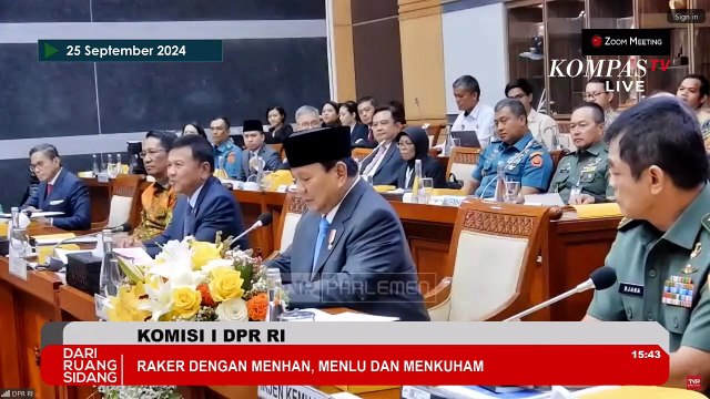 Sambutan Akhir Prabowo Subianto di Komisi I DPR, Ucap Terima Kasih hingga Singgung Anggaran Kemenhan