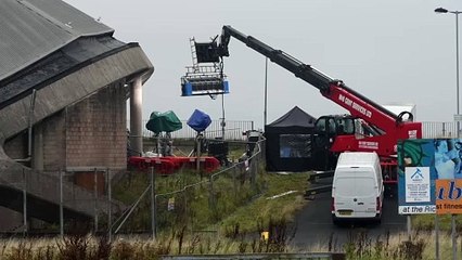 Richard Dunn Sports Centre: Excitement amid Zombie film being shot in Yorkshire