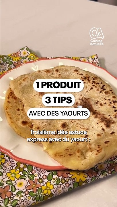 Cheese naan express au yaourt